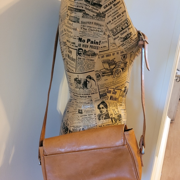 Leather crossbody handbag purse - Picture 6 of 10